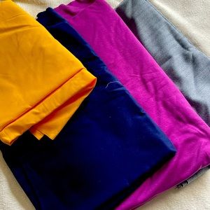 Yards of fabric. 50 pound box. Variety of various fabrics.